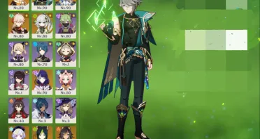 Conta genshin com melhores personagens e com muita exploraçã