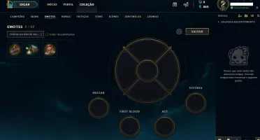 Conta UNRANKED LVL 27 + 27 Champs + 2 Skins