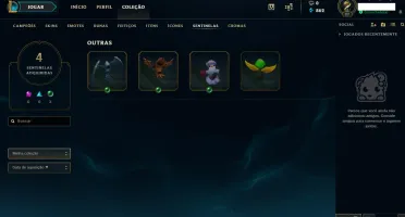 Conta UNRANKED LVL 27 + 27 Champs + 2 Skins