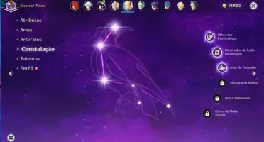 Diluc 1C + Venti 1C 2 armas 5* Xiangling full Barbara full