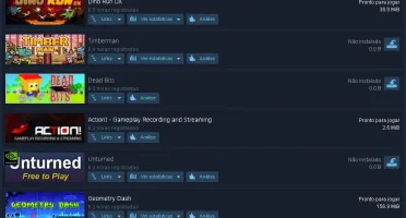Mais de 250+ jogos Steam / Jogue quando e quanto quiser!