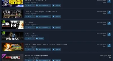 Mais de 250+ jogos Steam / Jogue quando e quanto quiser!