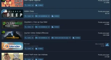 Mais de 250+ jogos Steam / Jogue quando e quanto quiser!