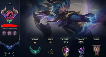 CONTA PLAT 2 / VARIAS SKINS LOL E TFT