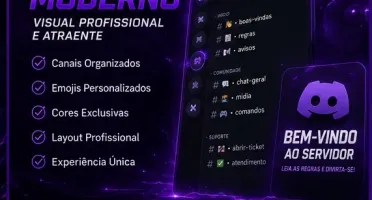 **Servidor Discord Completo + Bots + Tickets + Cargos | Entr
