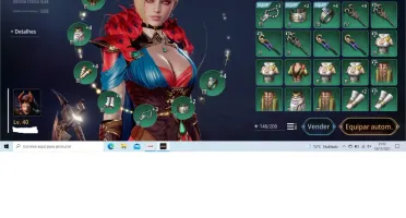 Mir4 - lvl 40, pronta para minerar