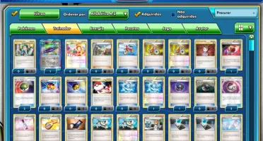 conta de pokemon tcg com mais de 2000 cartas