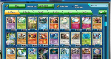 conta de pokemon tcg com mais de 2000 cartas