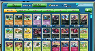 conta de pokemon tcg com mais de 2000 cartas