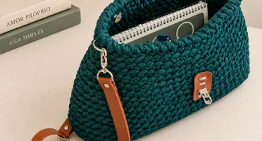 Bolsa de Crochê Daisy