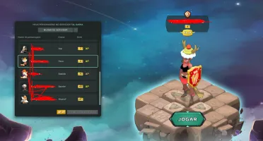 Conta 10 Personagens Nivel 200 - Escudo Hispanico Tal Kasha