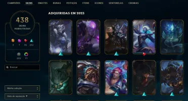 Conta Lol Com 438 Skins