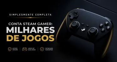 Conta Steam + Centenas de Jogos Top, Biblioteca Gamer