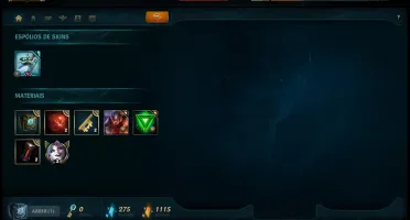 Conta League of Legends platina 5