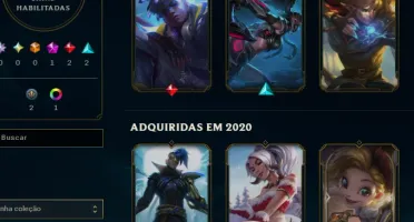 Lol Ferro, 7 Skins, 1 Mítica, 2 Lendárias, Upada na Mão