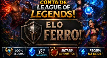 Lol Ferro, 7 Skins, 1 Mítica, 2 Lendárias, Upada na Mão