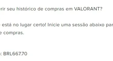 CONTA RIOT LOL/VALORANT