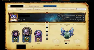 CONTA DIAMANTE V, VÁRIOS CHAMPIONS/SKINS