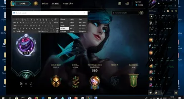 Conta de LoL (elo passado plat soloq), 180+ skins, all champ