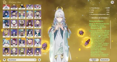 Conta Genshin Impact | Zibai + Mavuika + Flins | Entrega Aut