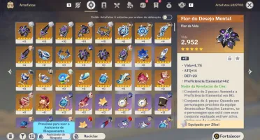 Conta Genshin Impact | Zibai + Mavuika + Flins | Entrega Aut