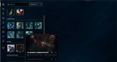 Conta Unranked (EX DIAMANTE) com 51 Champs e 11 Skins + RP
