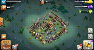 CONTA CLASH OF CLANS CV9 + CLASH ROYALE 6 LENDÁRIAS
