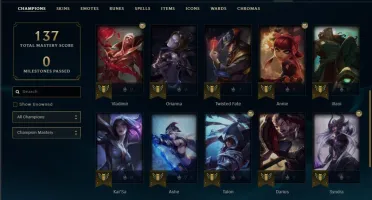 Conta lol Gold 4 84% winrate mmr alto