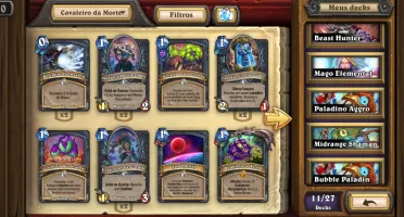 Conta Hearthstone Top, Decks Meta 100+ lendarias