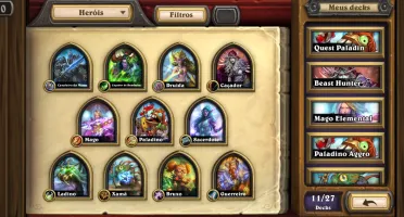 Conta Hearthstone Top, Decks Meta 100+ lendarias