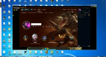 CONTA LEAGUE OF LEGENDS GOLD V
