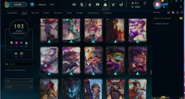Conta Lol Skins Ultimate E Miticas, SEM RANK, 305 Em