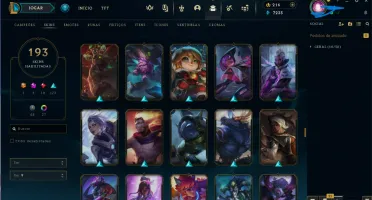 Conta Lol Skins Ultimate E Miticas, SEM RANK, 305 Em