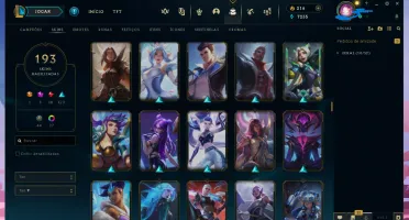 Conta Lol Skins Ultimate E Miticas, SEM RANK, 305 Em