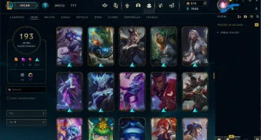 Conta Lol Skins Ultimate E Miticas, SEM RANK, 305 Em