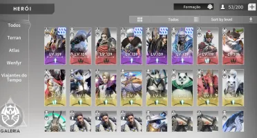 Conta do Etermal Evolution Lev 140