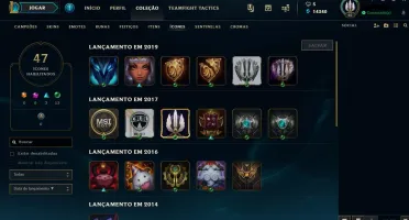 Conta de lol platina 3 67 champs