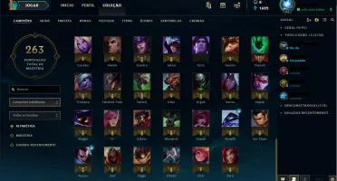Conta borda gold 97 champ + 111skins+100icones+ 5 skins gold