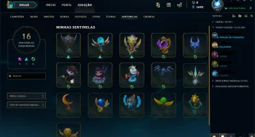 Conta borda gold 97 champ + 111skins+100icones+ 5 skins gold