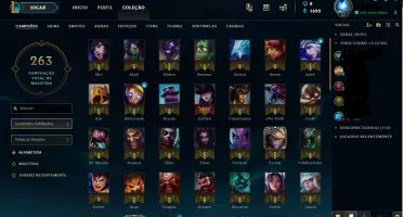 Conta borda gold 97 champ + 111skins+100icones+ 5 skins gold