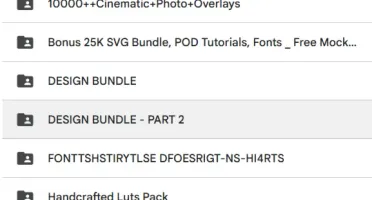 Presets, fontes, mockups e templates em um pack exclusivo
