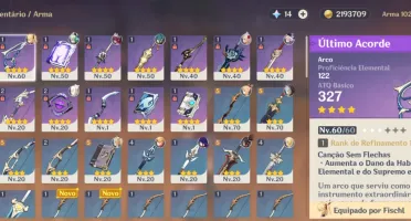 Ar41 Yoi + Raiden + Qiqi nenhuma resina frag usada