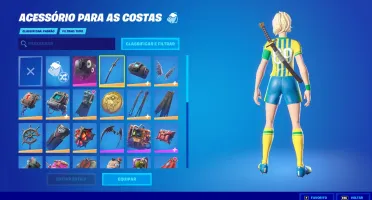 Conta Fortnite desde a segunda temporada com várias skins!!