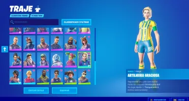 Conta Fortnite desde a segunda temporada com várias skins!!