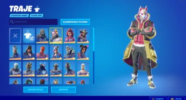 Conta Fortnite desde a segunda temporada com várias skins!!
