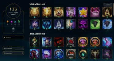 CONTA LOL 43 SKINS GOLD 4