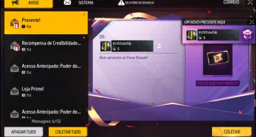 Passe free fire
