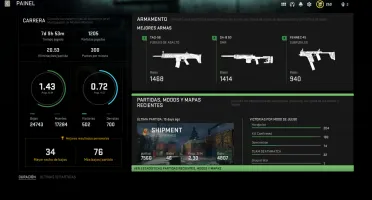 Conta COD MWII / Warzone Camuflagem Órion + Pacote L.A Thiev