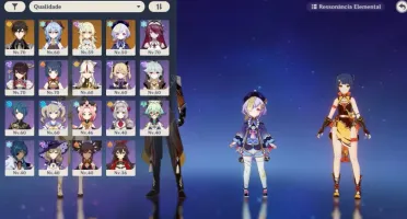 AR 43 Ganyu / Zhongli / Qiqi e Banner Garantido!!