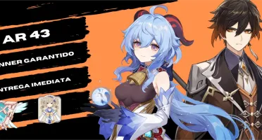 AR 43 Ganyu / Zhongli / Qiqi e Banner Garantido!!